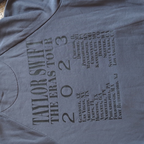 Taylor Swift Eras Tour Hoodie US 2023 dates NEW Medium - Picture 6 of 7